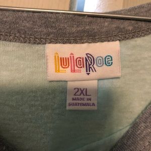 LulaRoe three quarter length tee
